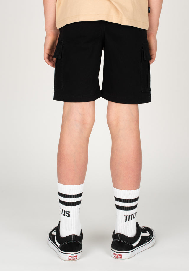 titus-twill-cargo-kids-shorts image 2