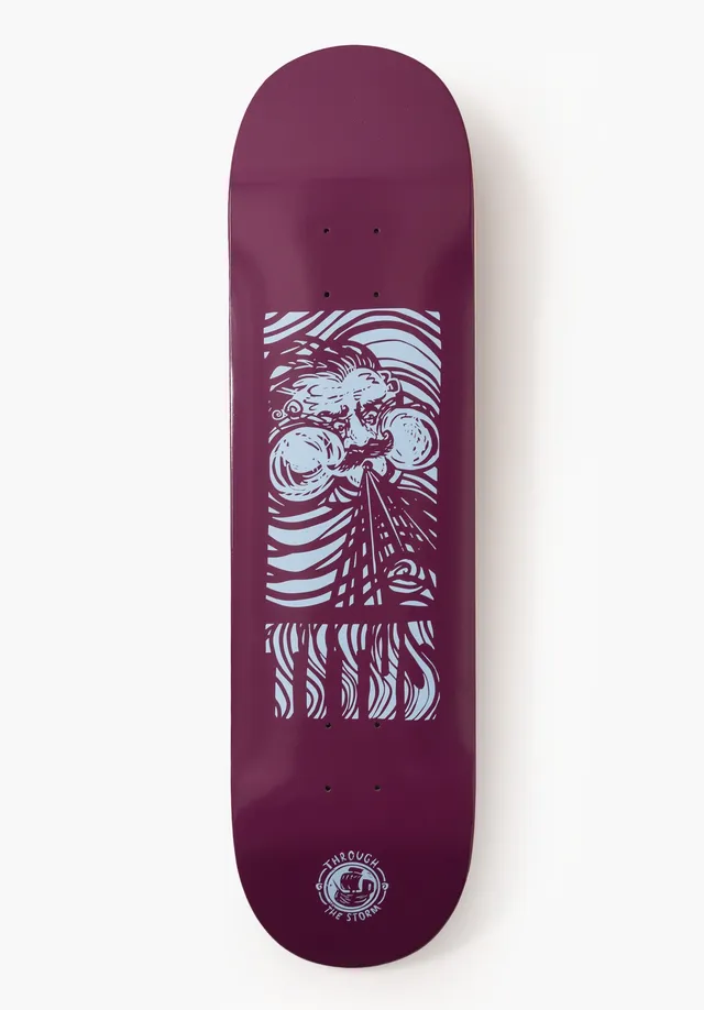 titus-through-the-storm-wind-skateboard-deck-7-ply image 1