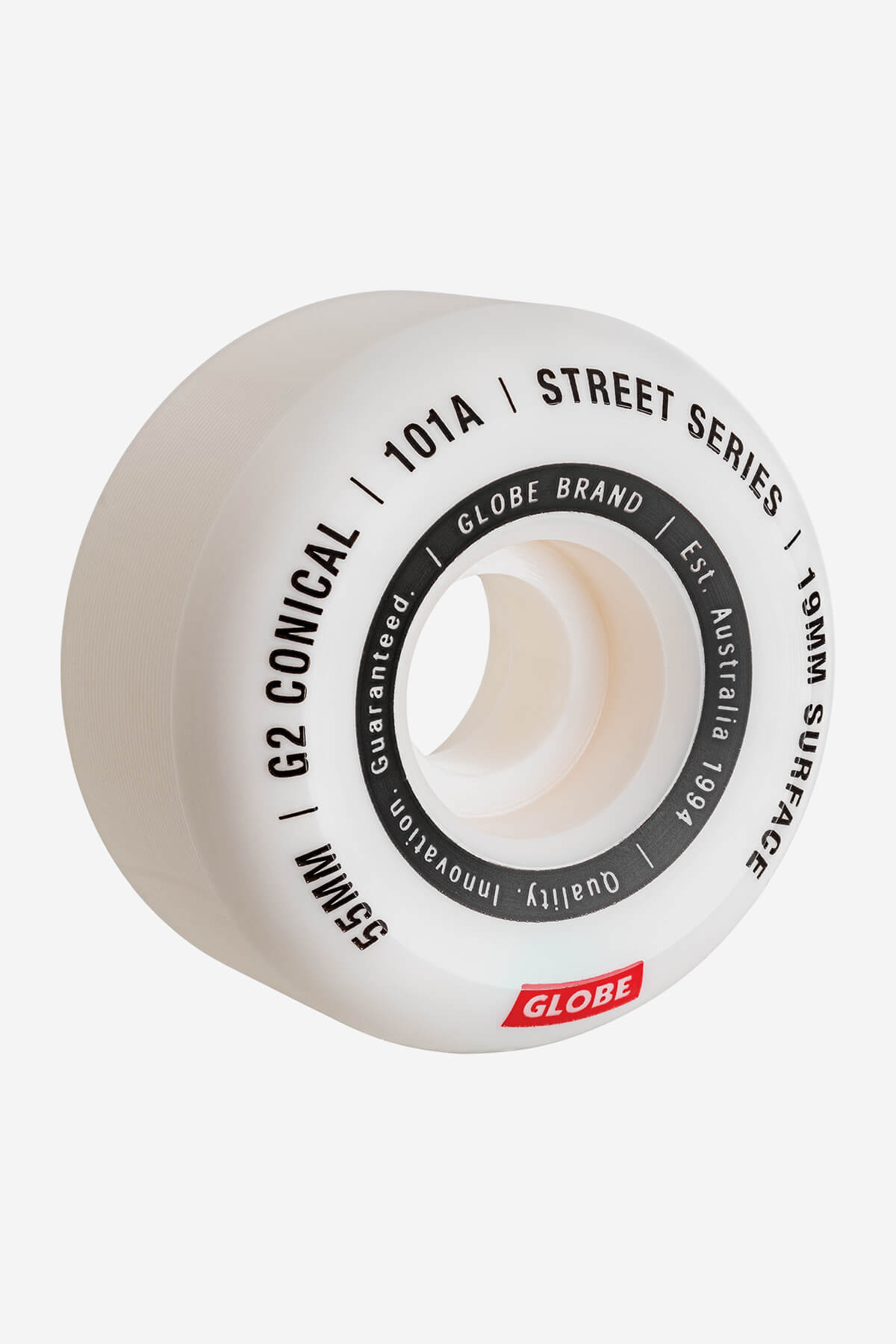 globe-g2-conical-street-rollen-53mm-white-essential image 1