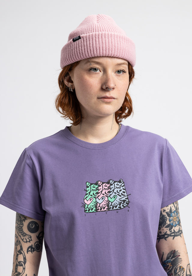 titus-leopard-t-shirt-damen-darklilac image 2