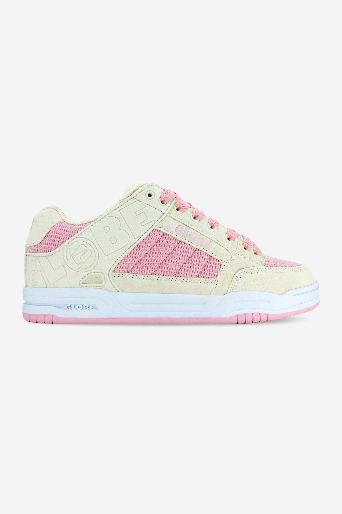 globe-tilt-antique-white-pink-skate-schuhe image 1