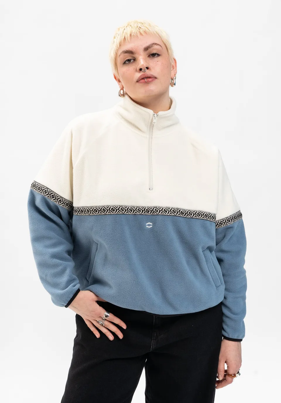 titus-jalma-fleece-boxy-microfleece-mit-zip-kragen image 1