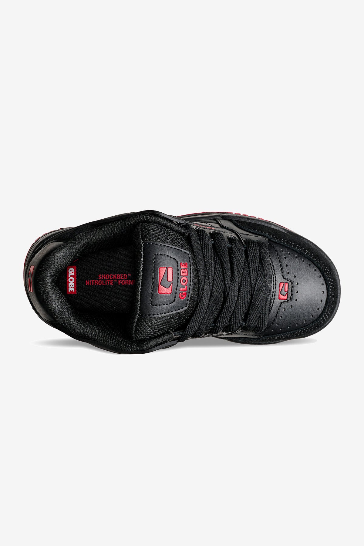 globe-tilt-kids-skate-schuhe-black-true-red image 2