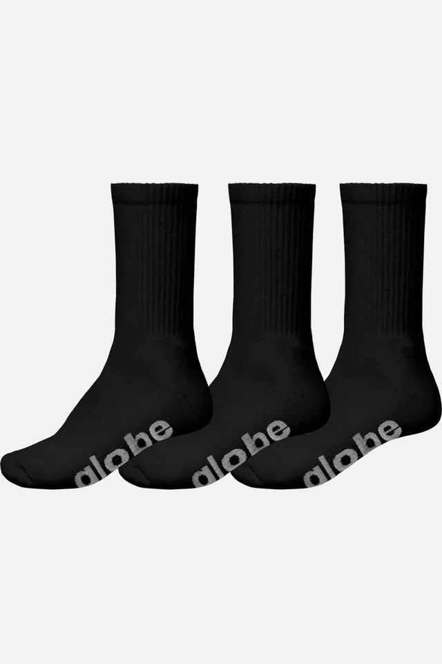 globe-og-stealth-hi-crew-socken-3er-pack-mit-case-black image 1