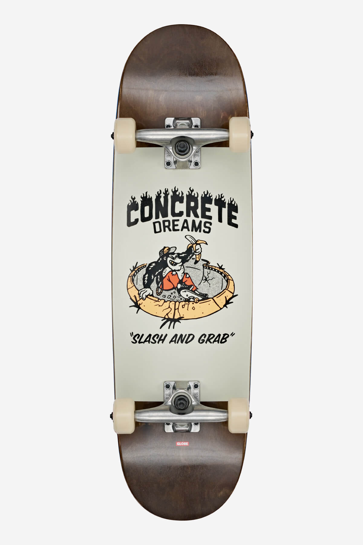 globe-kids-softie-83-mid-8-25-komplett-skateboard-dark-maple image 1