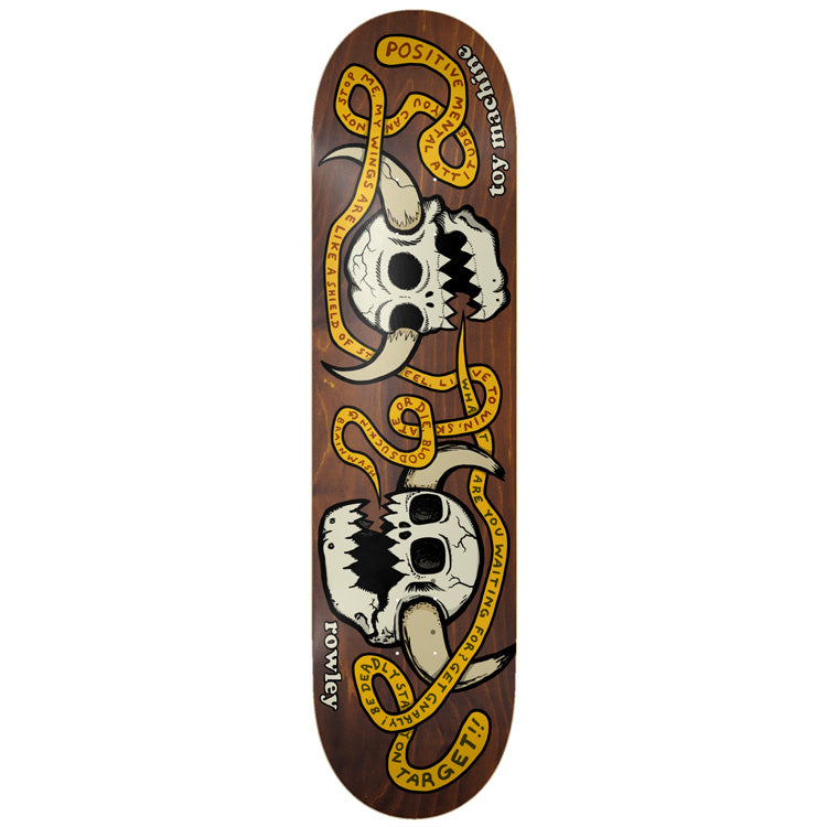 toy-machine-geoff-rowley-skulls-skateboard-deck-8-25 image 3