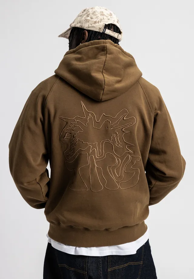 titus-spider-hoodie-regular-fit-mit-r-cken-stick image 1