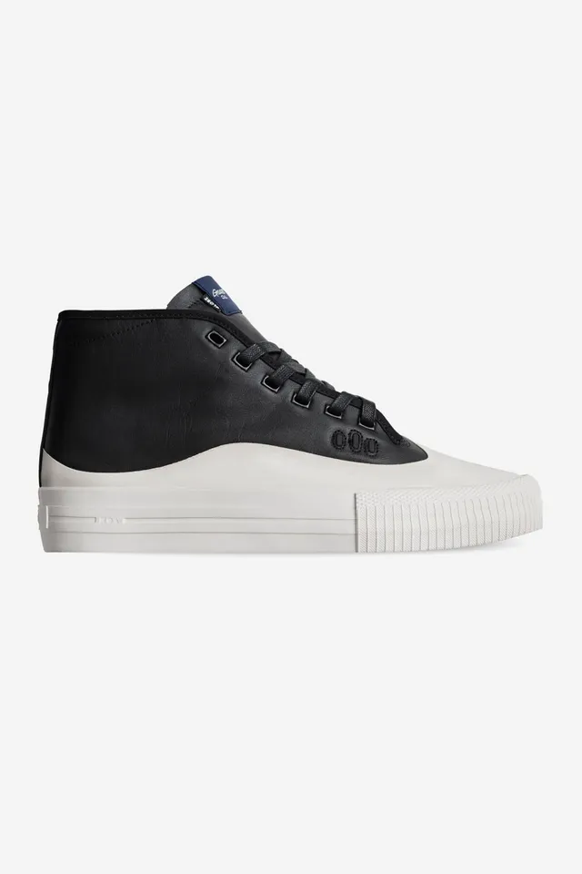 globe-gillette-mid-skate-schuhe-black-leather-austyn-gillette image 1