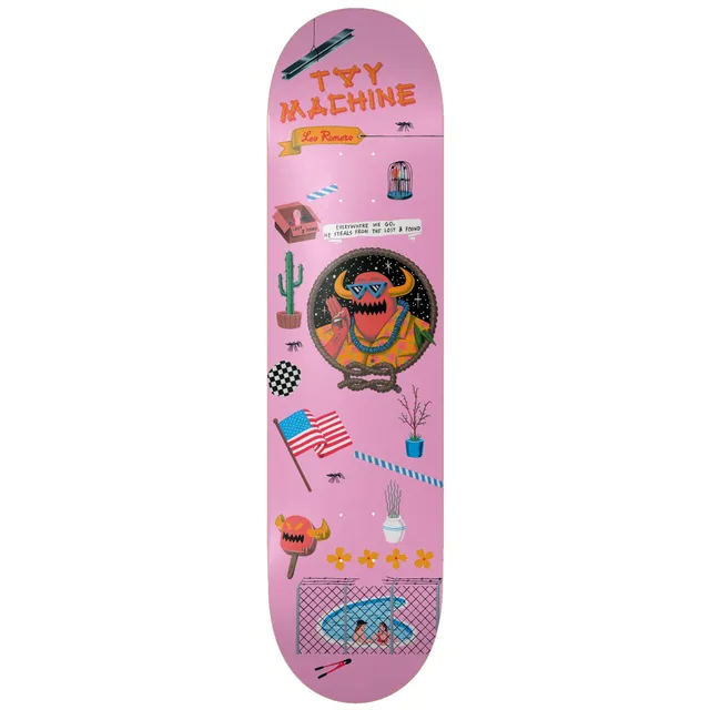 toy-machine-leo-romero-lost-found-skateboard-deck-8-25 image 1
