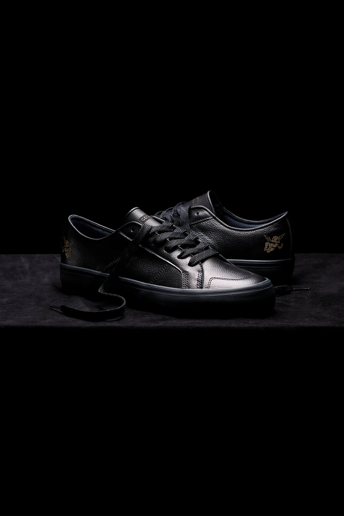 globe-surplus-skateschuhe-black-blue-bauer image 4