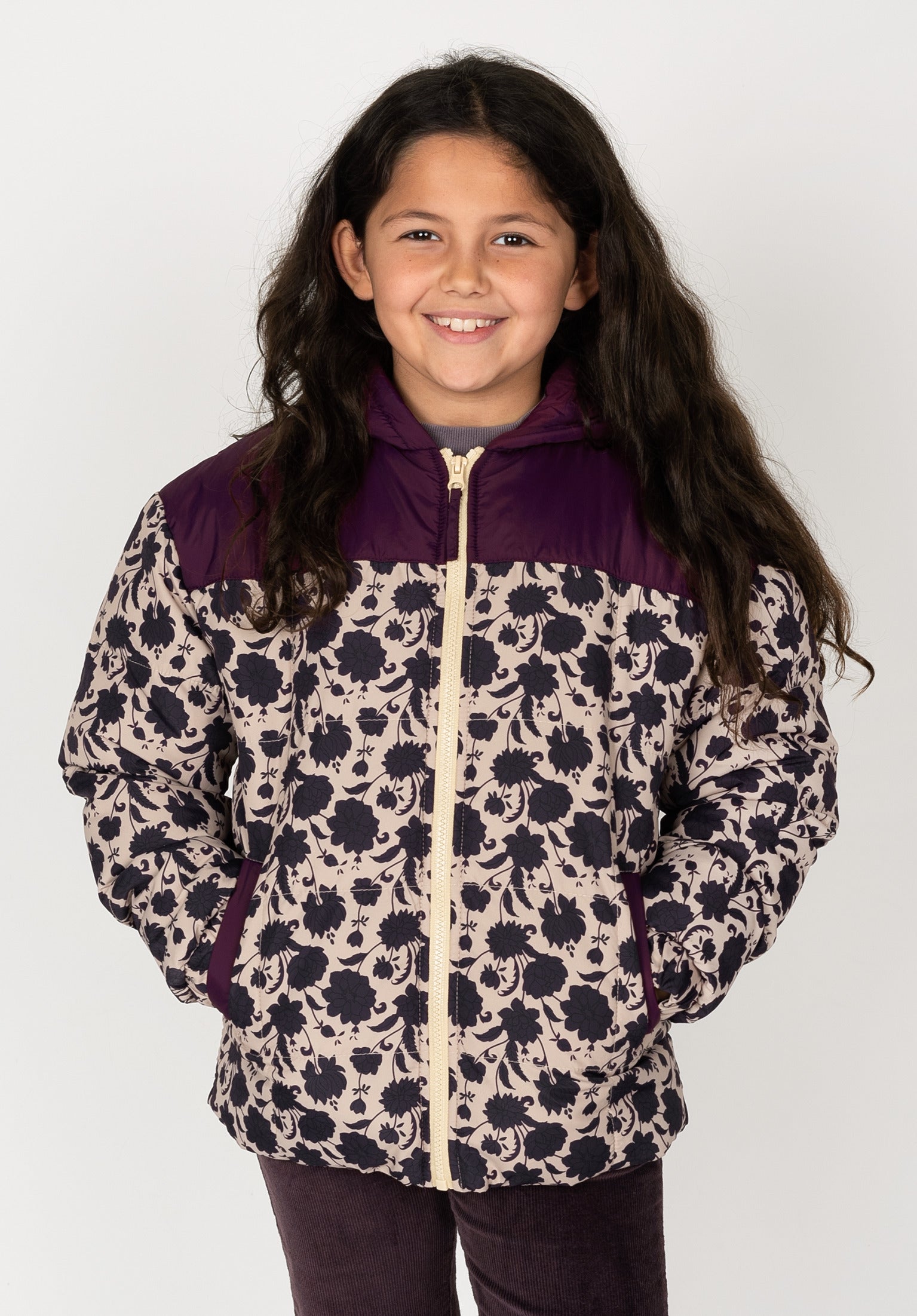 titus-synni-kids-girls-jacke-mit-blumenmuster image 1