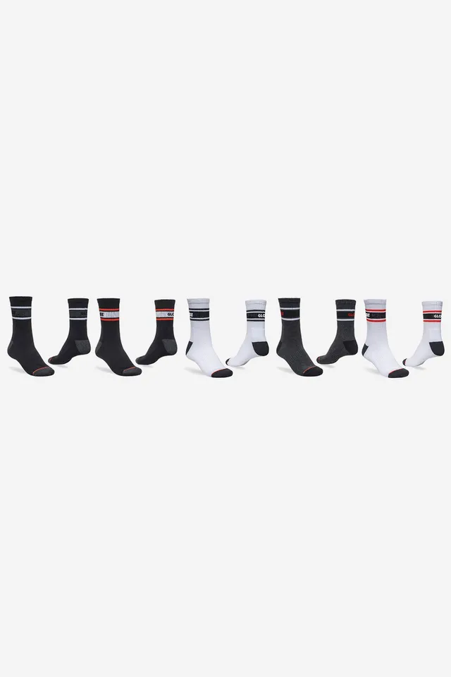 globe-triple-stripe-crew-sock-5-pack-assorted-crew-socken image 1